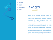 Tablet Screenshot of ekagra.com